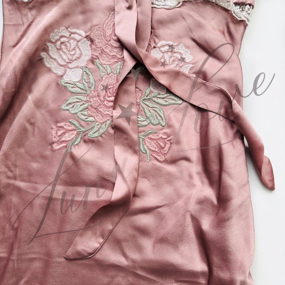 FOR LOVE & LEMONS Chelsea Embroidered Floral Maxi Dress NWT! - Picture 6 of 14